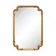 overhanging door mirror